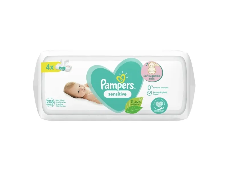 Pampers 81687197, Vådservietter til baby, Dermatologisk testet, Neutral pH