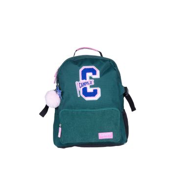 Sac à dos Camps Corduroy - 2 compartiments - velours vert - Kid'Abord