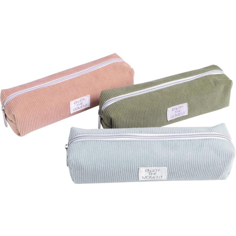 Trousse carrée Velours VELVET - Couleurs assorties