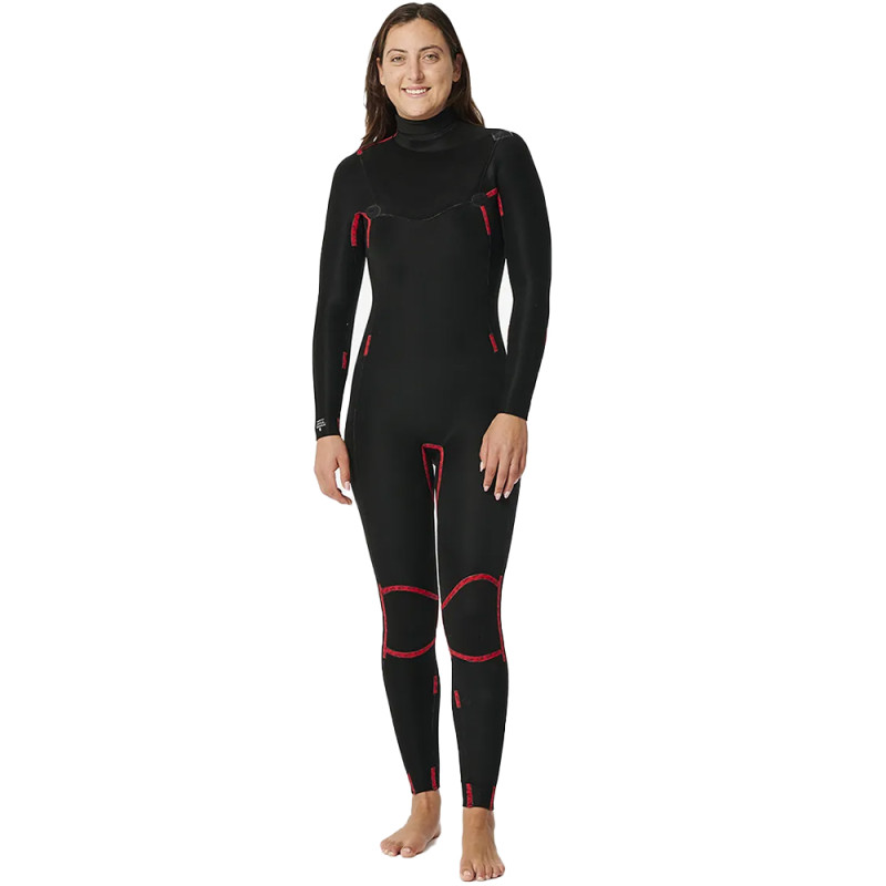 Combinaison femme rip curl dawn patrol perf fz 3-2 2024 noir