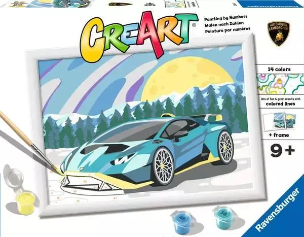 Ravensburger 23664, Maling inkluderet, Dreng/Pige, Farve efter talsæt