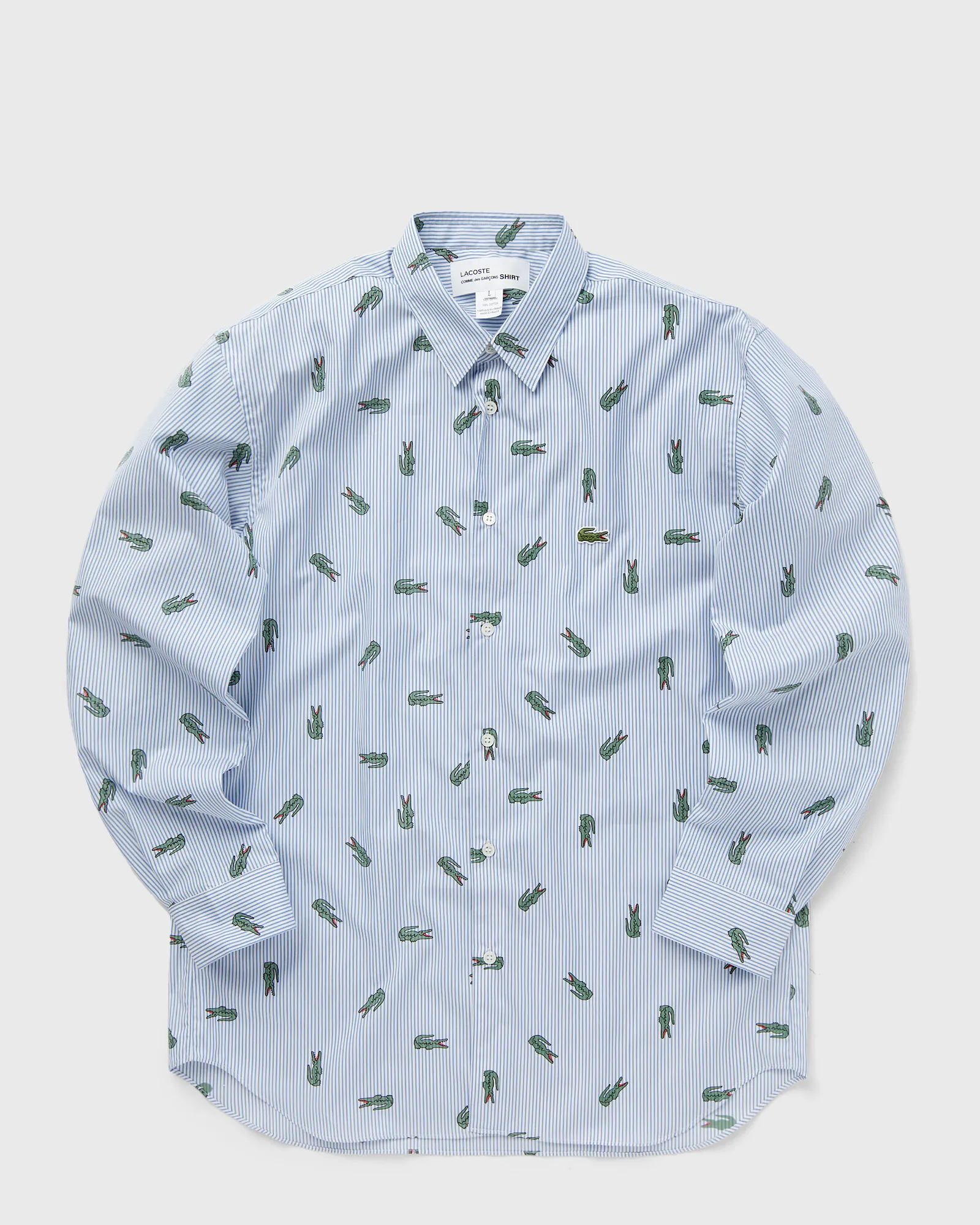 Comme des Garçons Shirt X LACOSTE WOVEN SHIRT