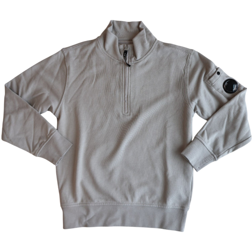 Køb C.P. Company Smoke Grey Sweater Med Zip