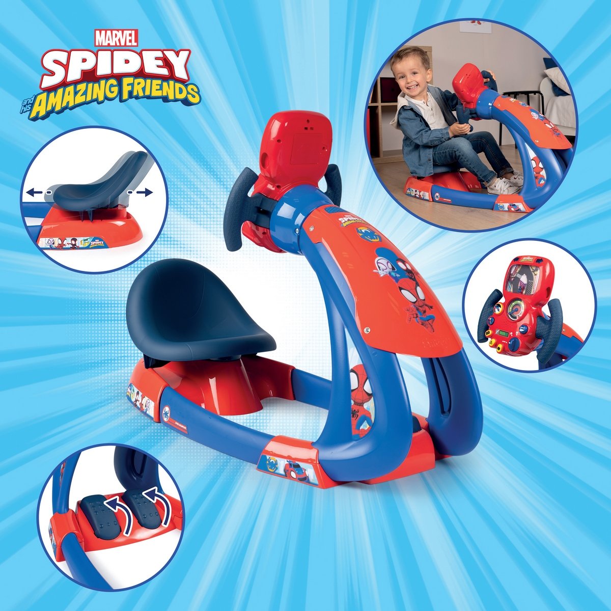 Simulateur V8 Driver Spidey