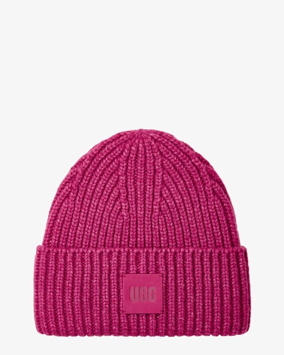 UGG Chunky Rib Beanie Chroma Pink Muts