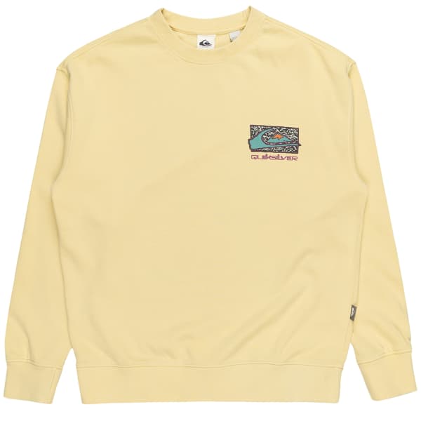Sweatshirt QUIKSILVER SPIN CYCLE CREW OTLR MELLOW YELLOW