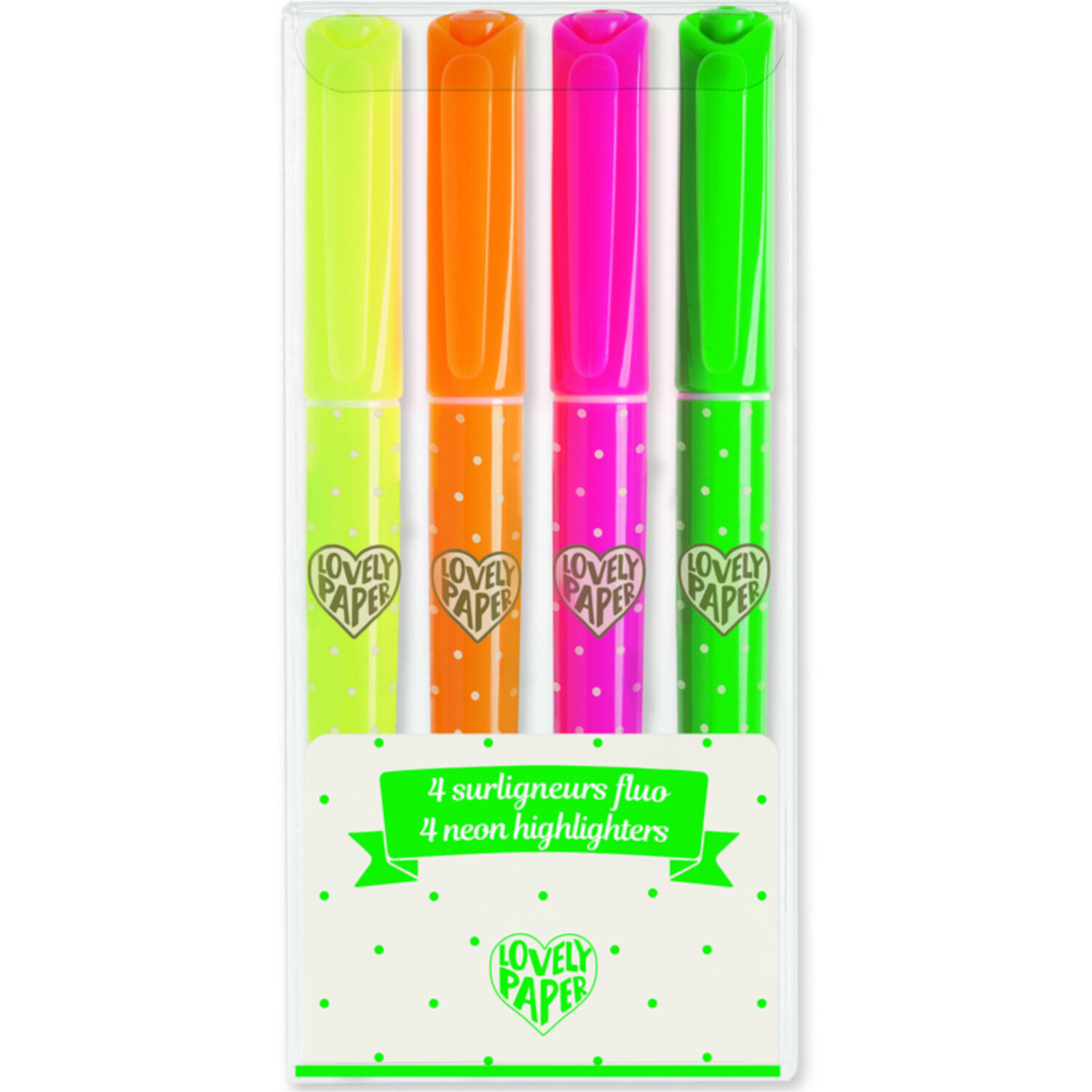 Djeco | Neon highlighters 4 stuks