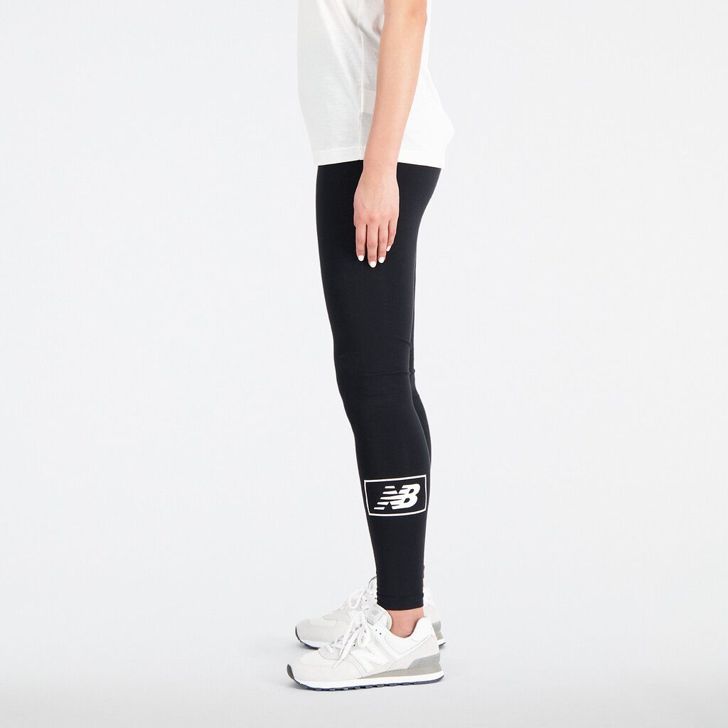 Laufleggings Essentials Cotton Spandex black