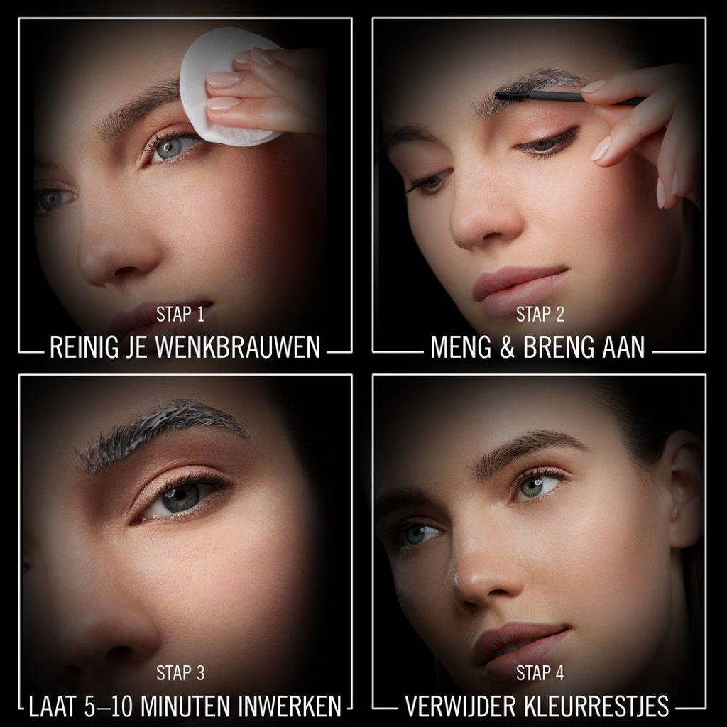 Browtint wenkbrauwverf - Donkerbruin
