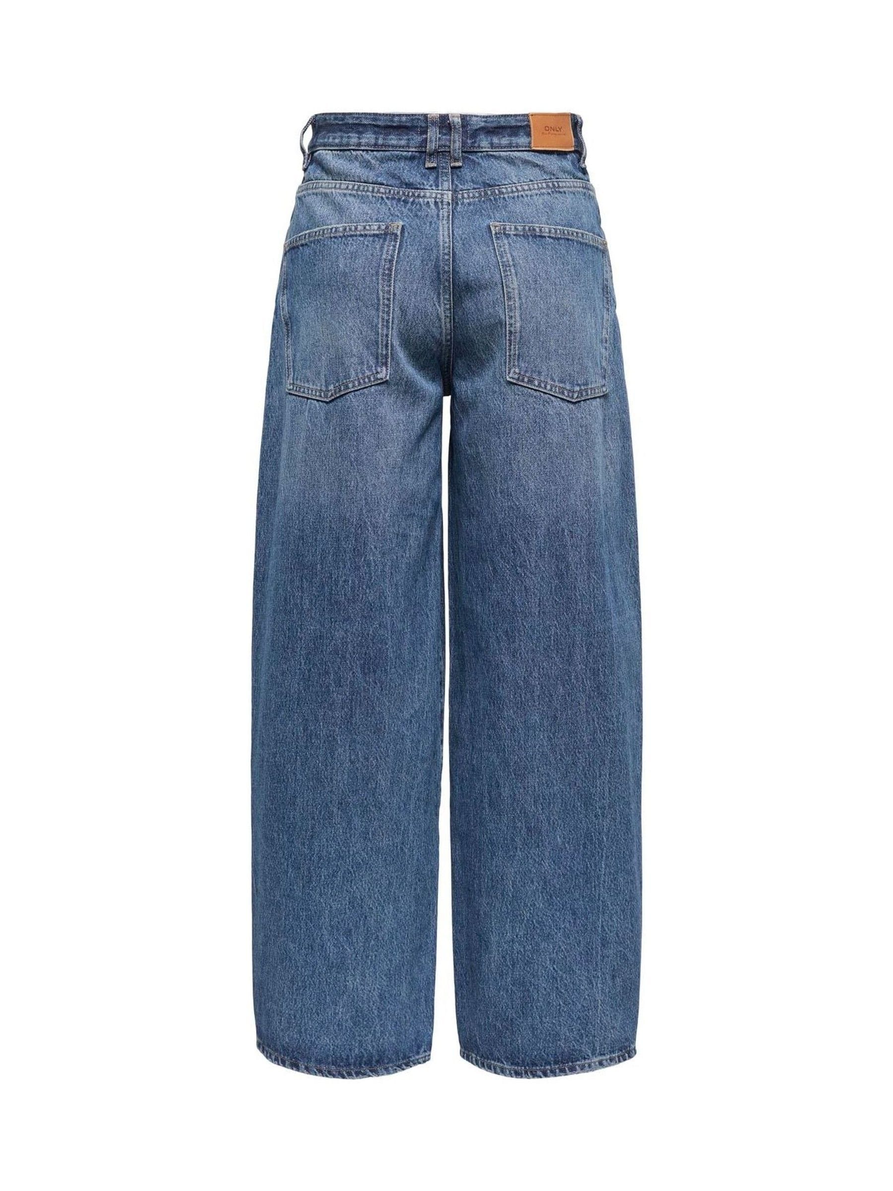 ONLY High Waisted Barrel Leg Jeans