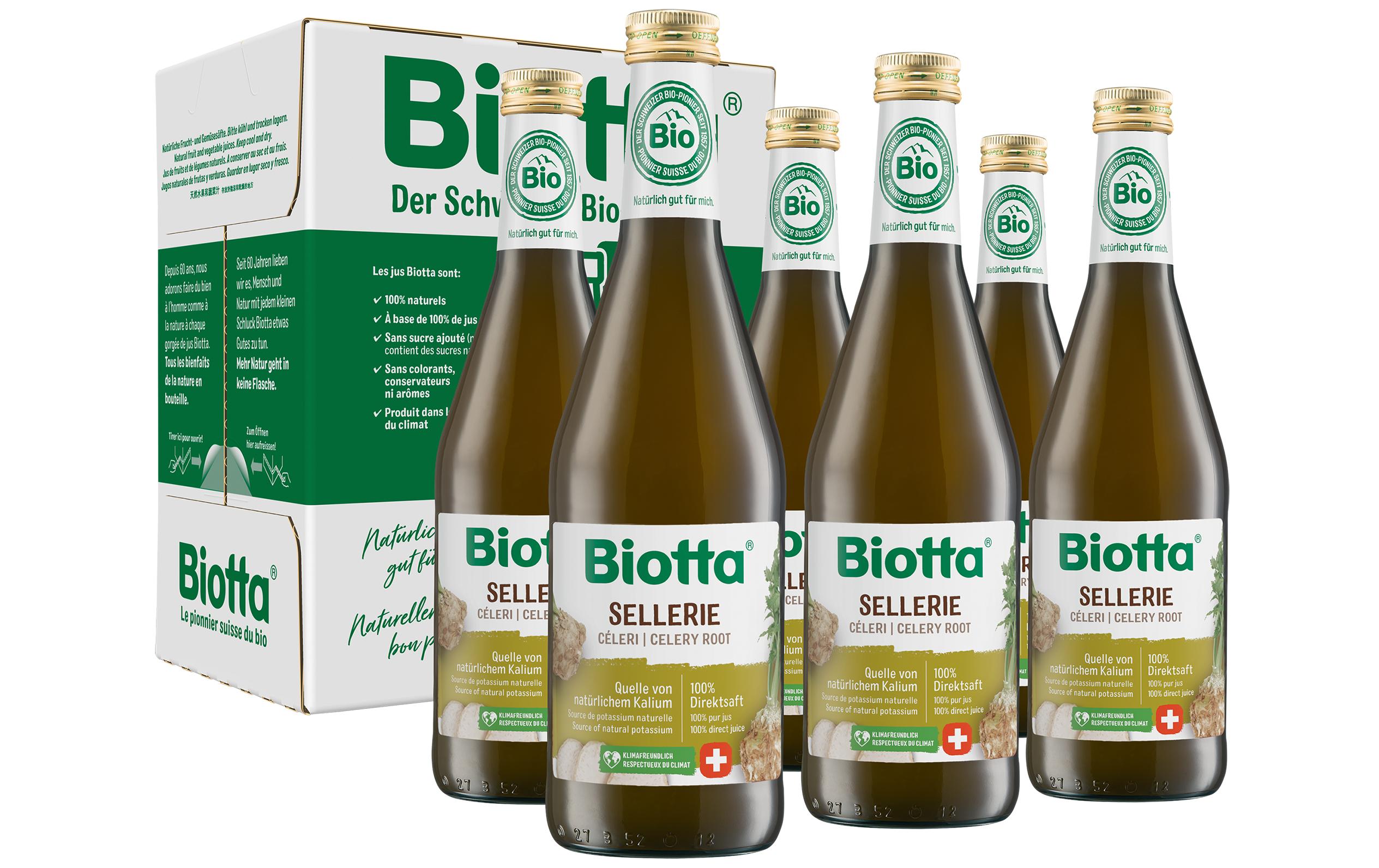 Säfte Sellerie Bio 6 x 0.5 l100% biologischer Schweizer Selleriesaft