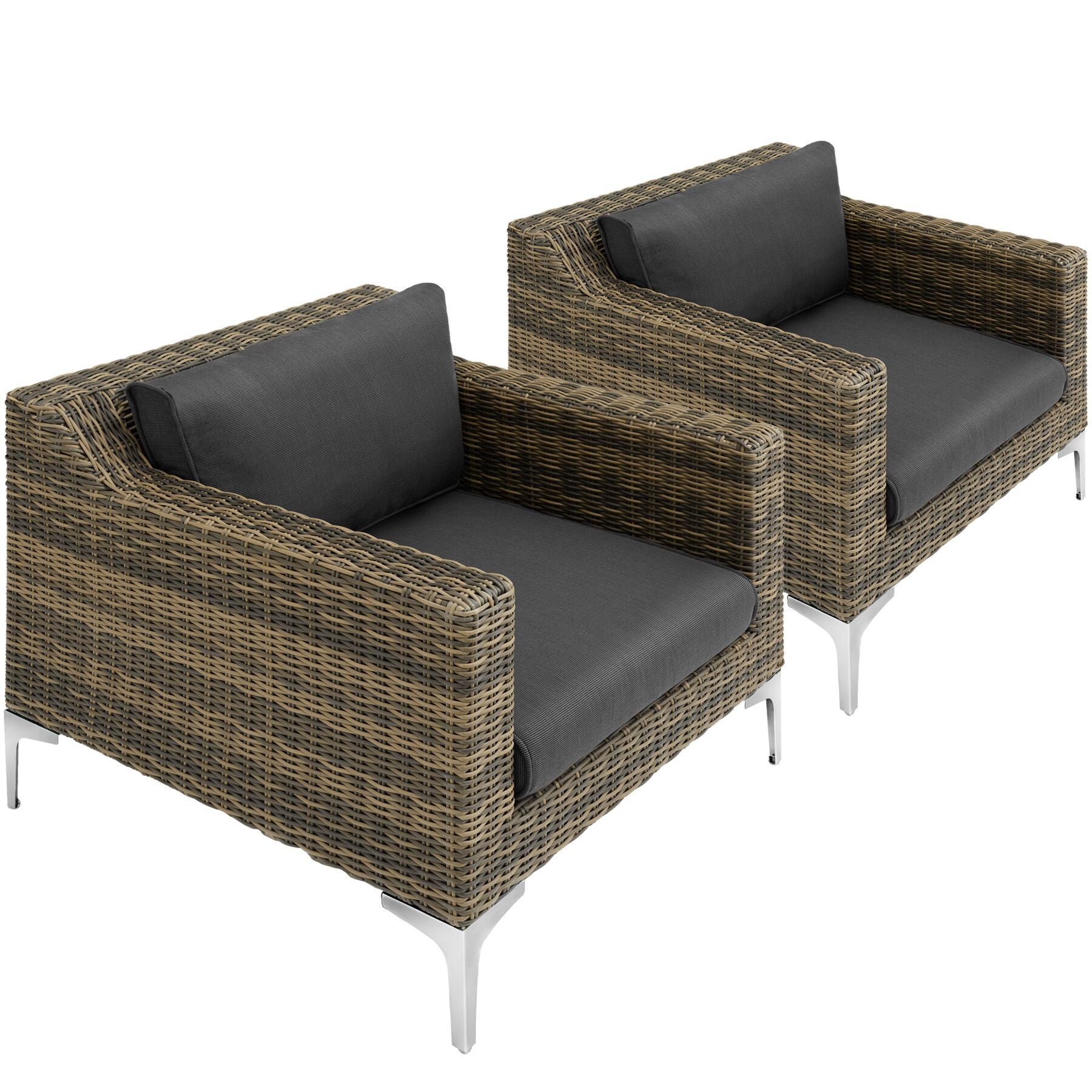 Modulares Rattanset Villanova Set 5 2-Sitzer