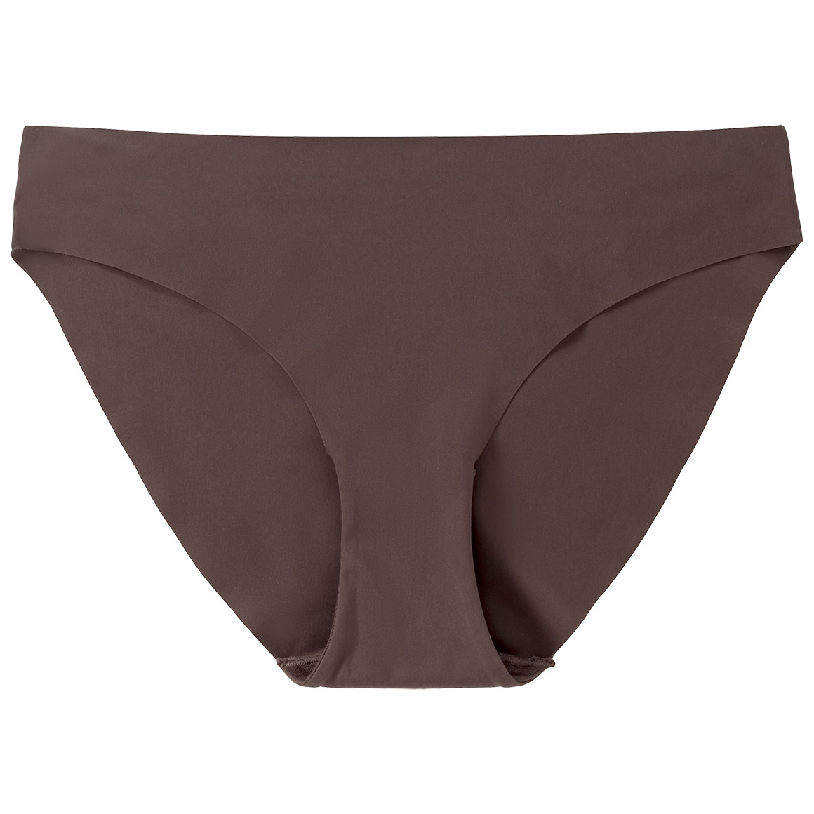Gina Benotti Damen Seamless-Slip im Basic-Look dunkelbraun