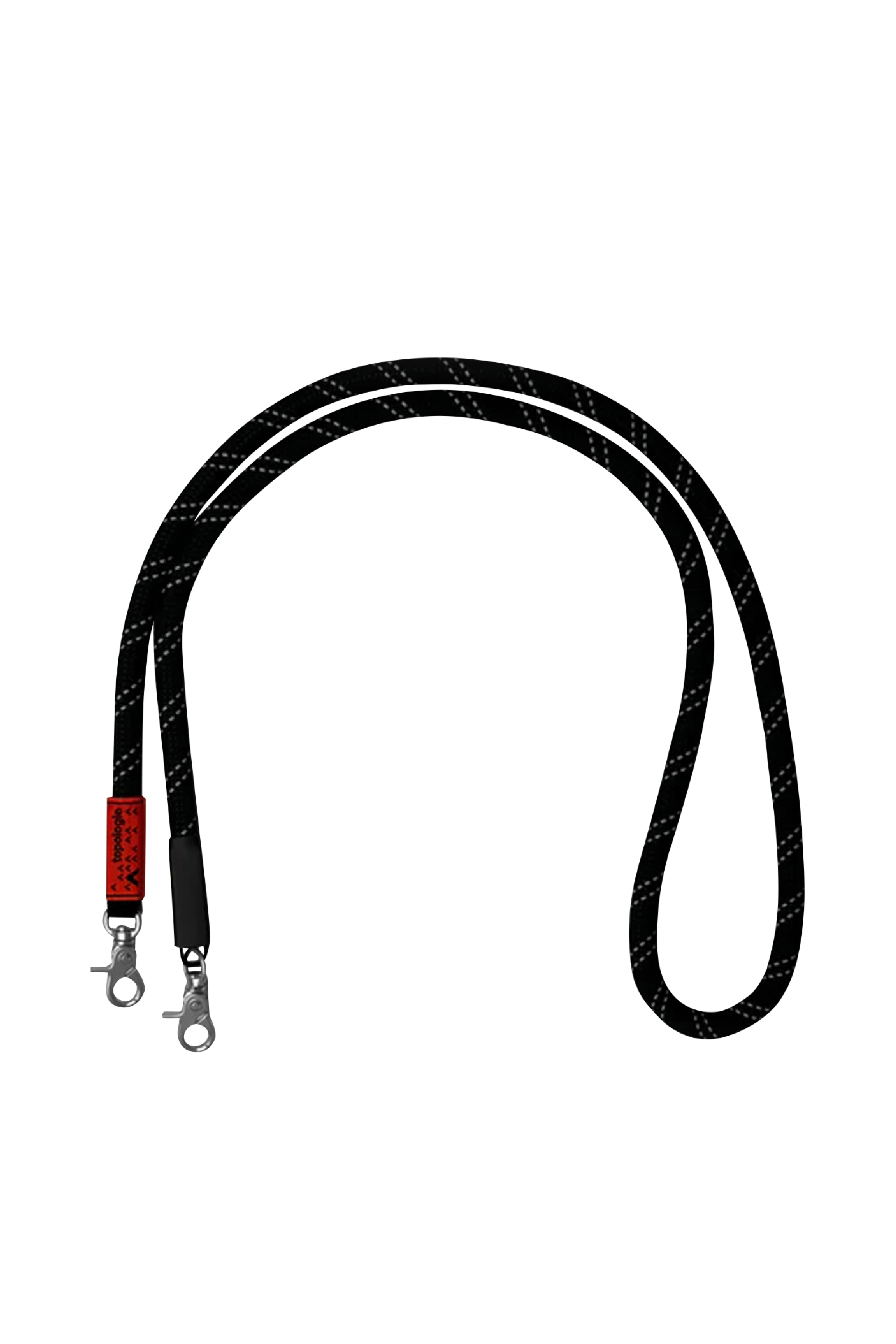 TOPOLOGIE cordon de téléphone 10mm Rope Strap Noir