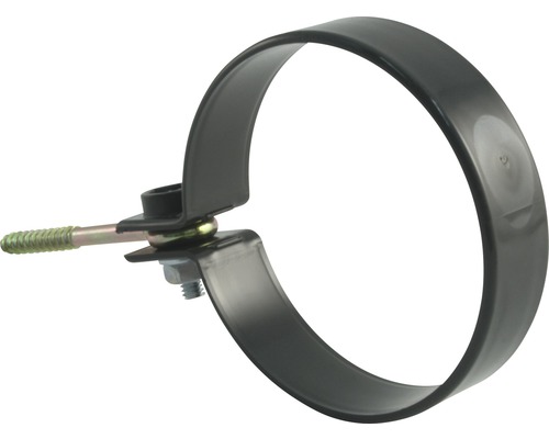 Marley buisklem met oogbout, kunststof, antracietgrijs RAL 7016, DN 75 mm, verpakking = 2 stuks