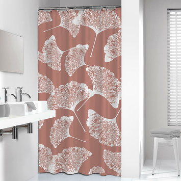 Sealskin douchegordijn mare 180x200cm d.roze/wit
