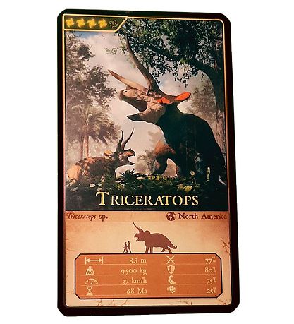 EoFauna - 13,5 x 20 cm - Triceratops Dominant