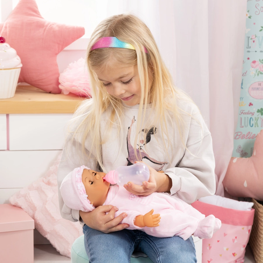 bayer Design First Words Baby 38 cm rosa