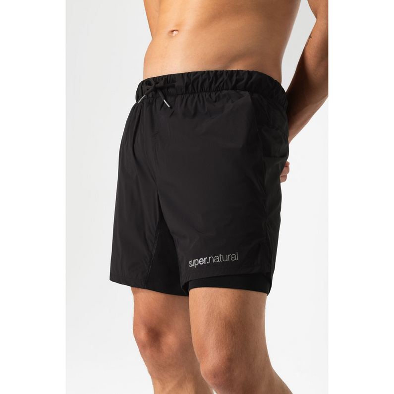 Super.Natural Herren Double Layer Shorts