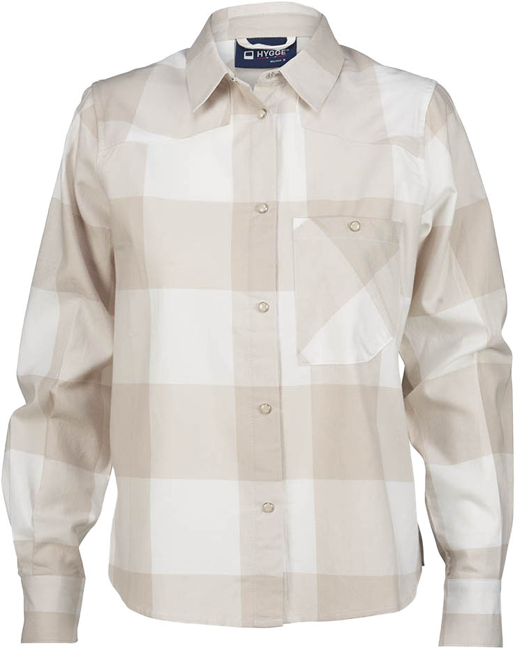 Flannel Shirt Dame 46/Whiteish