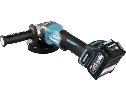 Makita XGT® GA013GM201 40V accu haakse slijper, inclusief 2 accu's (4,0Ah), lader en MAKPAC maat 4 koffer