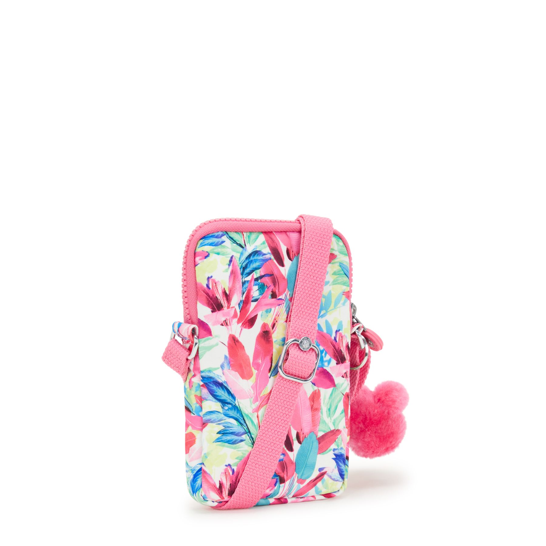 TALLY Sac pour Téléphone avec Bandoulière Ajustable - Flamingo Leaves