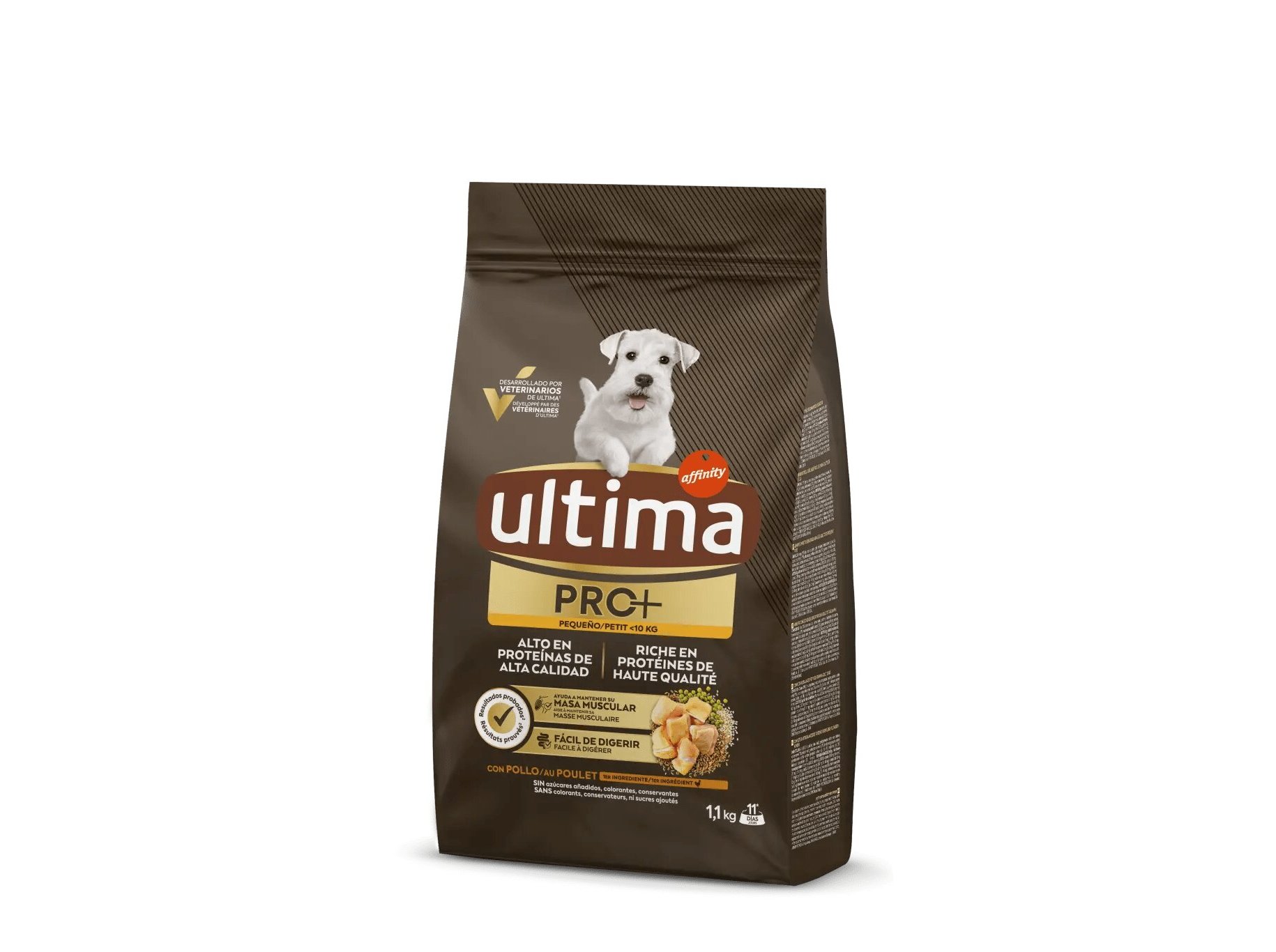 RAÇÃO CÃO ULTIMA PRO  MINI FRANGO 1.1KG