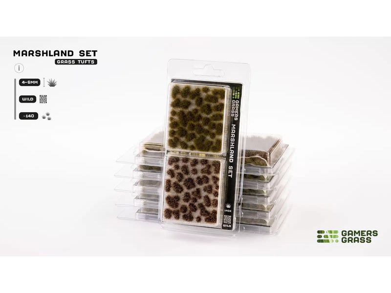 GamersGrass Tufts Wild Marshland Set Hochwertiges Basingset für den Gelände- und Miniaturenbau