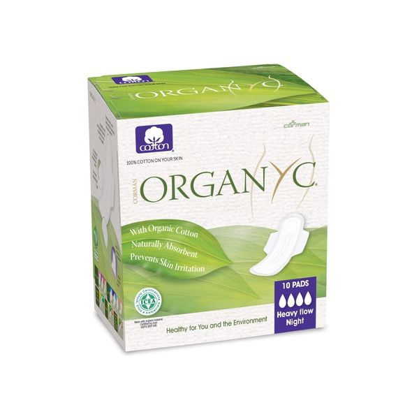 Organyc Penso Higiénico Ultra Fino Super com Abas 10 Unidades