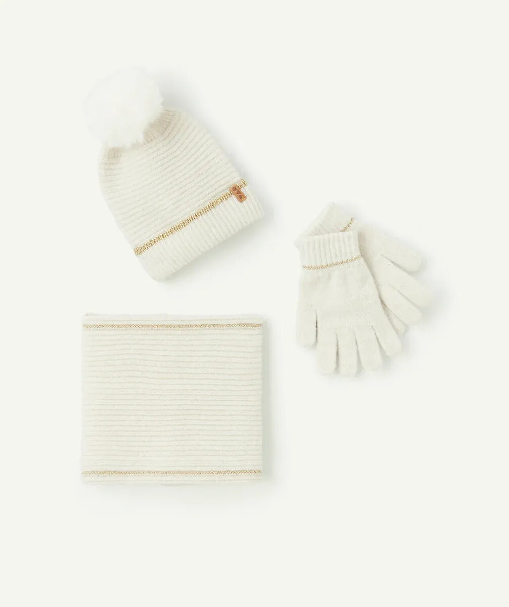 TAPE A L'OEIL<br>Conjunto de 3 peças: gorro + luvas + cachecol