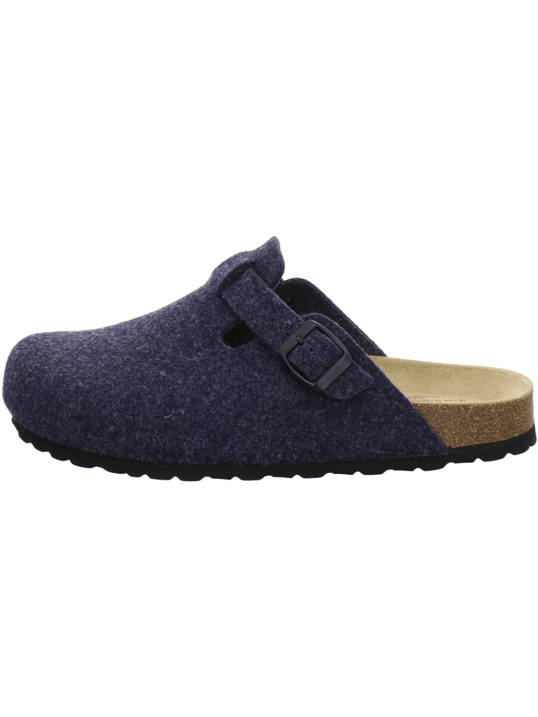 Filz Hausschuhe Herren blau