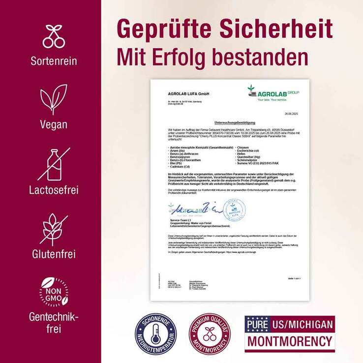 Cherryplus Das Original Montmorency Sauerk.-Konzentrat , 3X500 ml