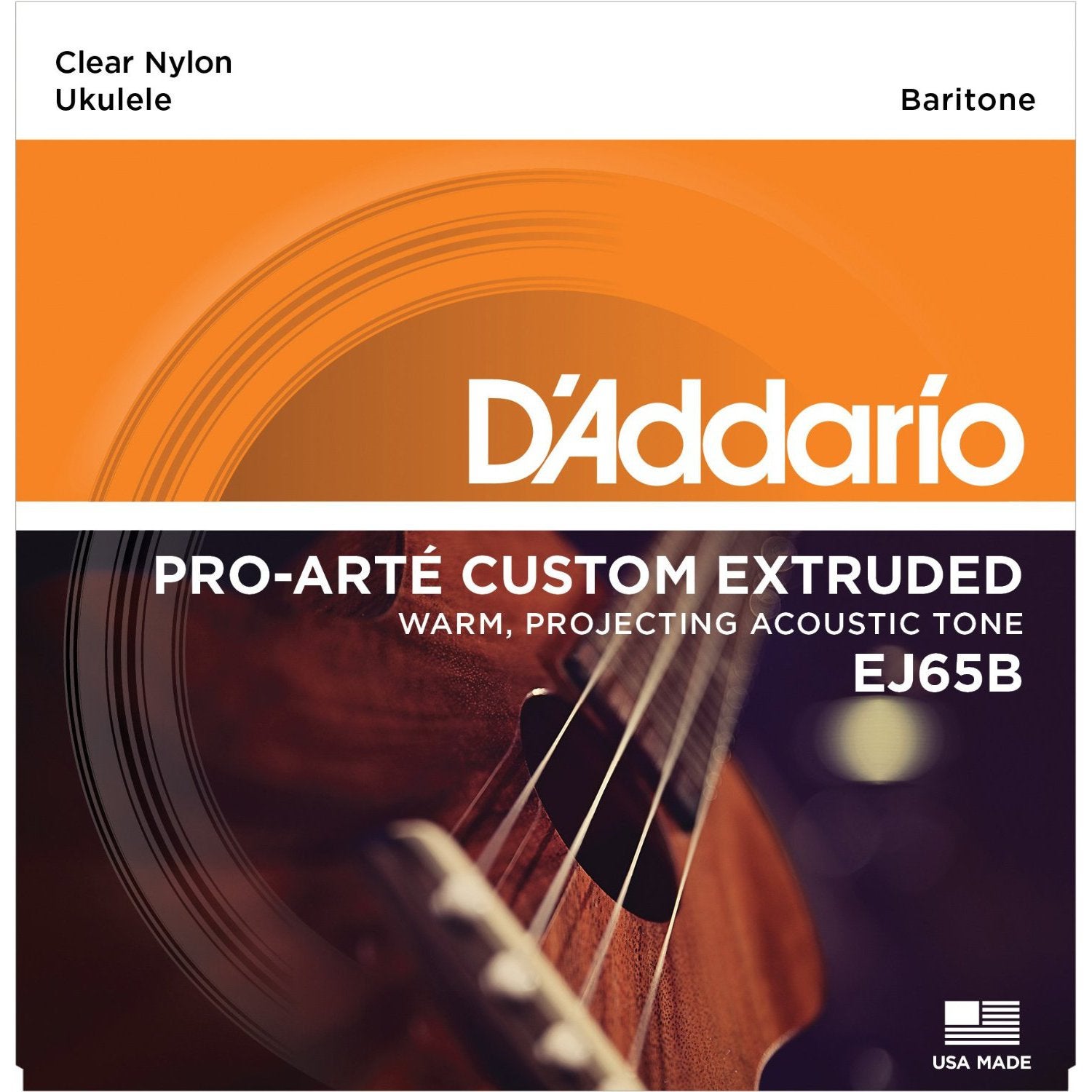 D'Addario EJ65B snarenset voor bariton ukelele