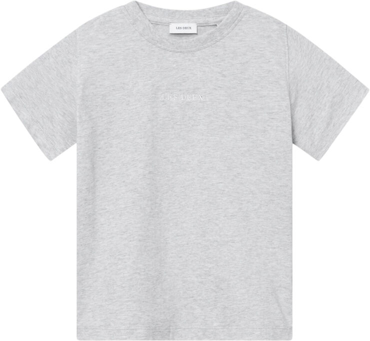 Les Deux Dexter T-Shirt Kids Snow melange