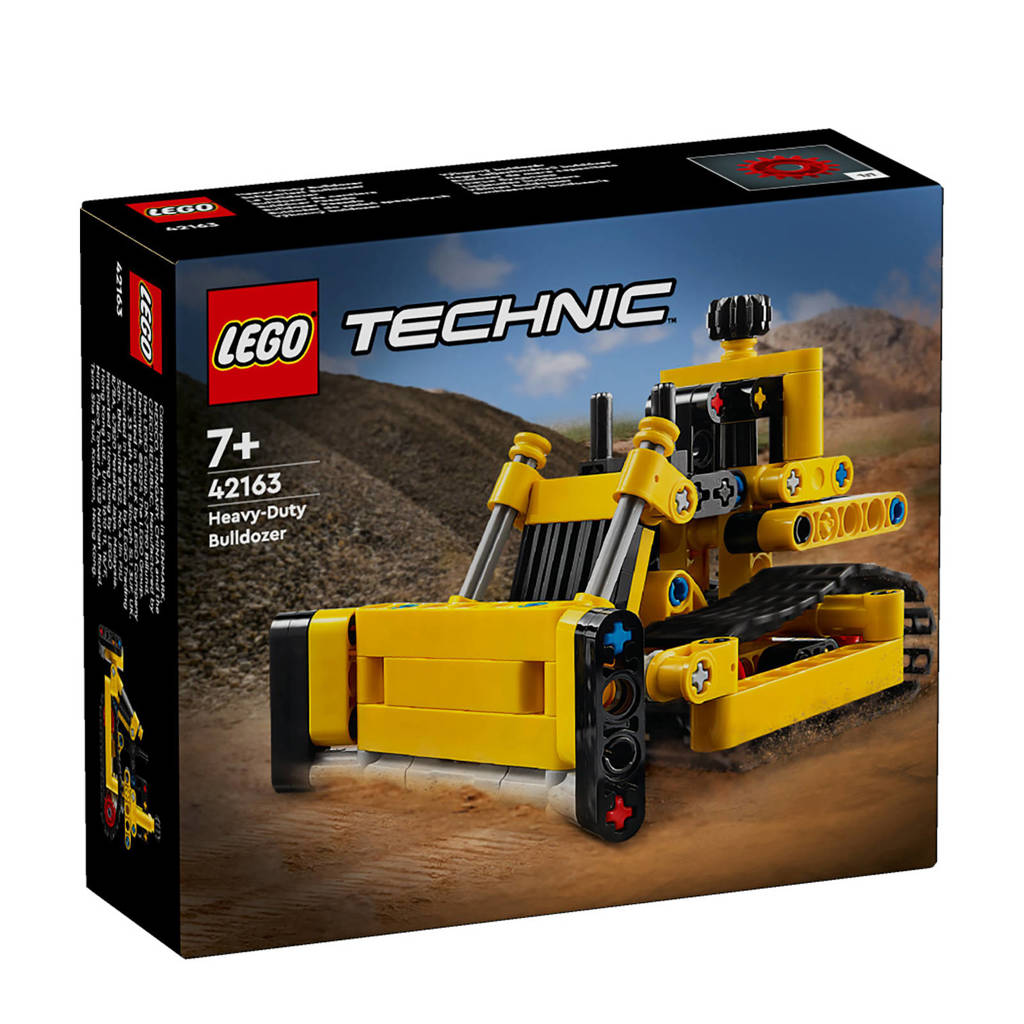 Lego buldozerZware bulldozer Speelgoed Voertuig Rollenspellen Set 42163