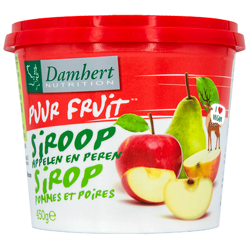 Damhert Siroop Appel & Peer Zonder Suiker 450 gram