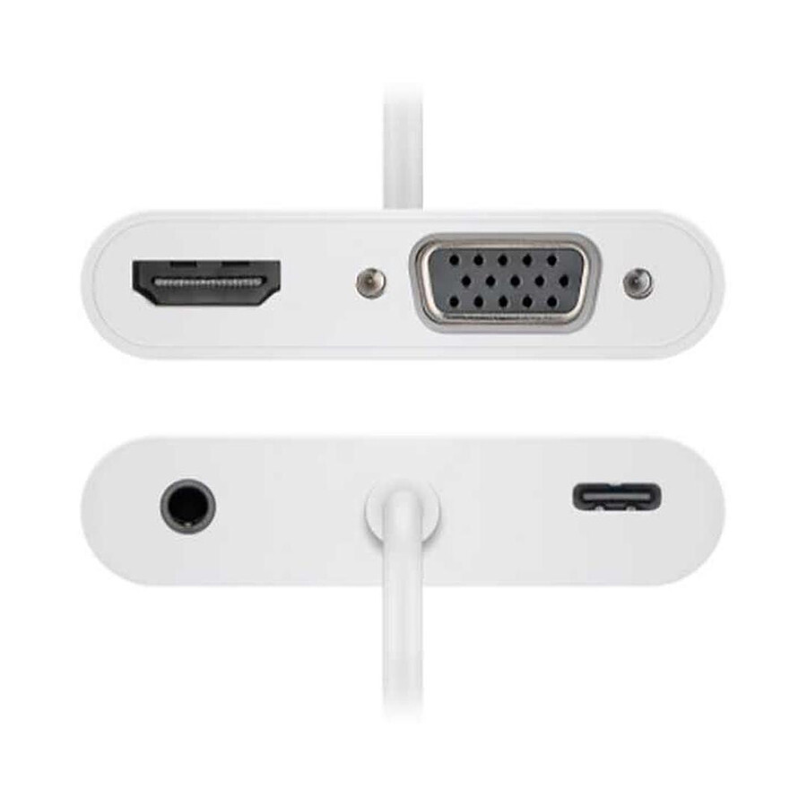Goobay adaptateur USB 3.1 type C vers HDMI + VGA + PD100W