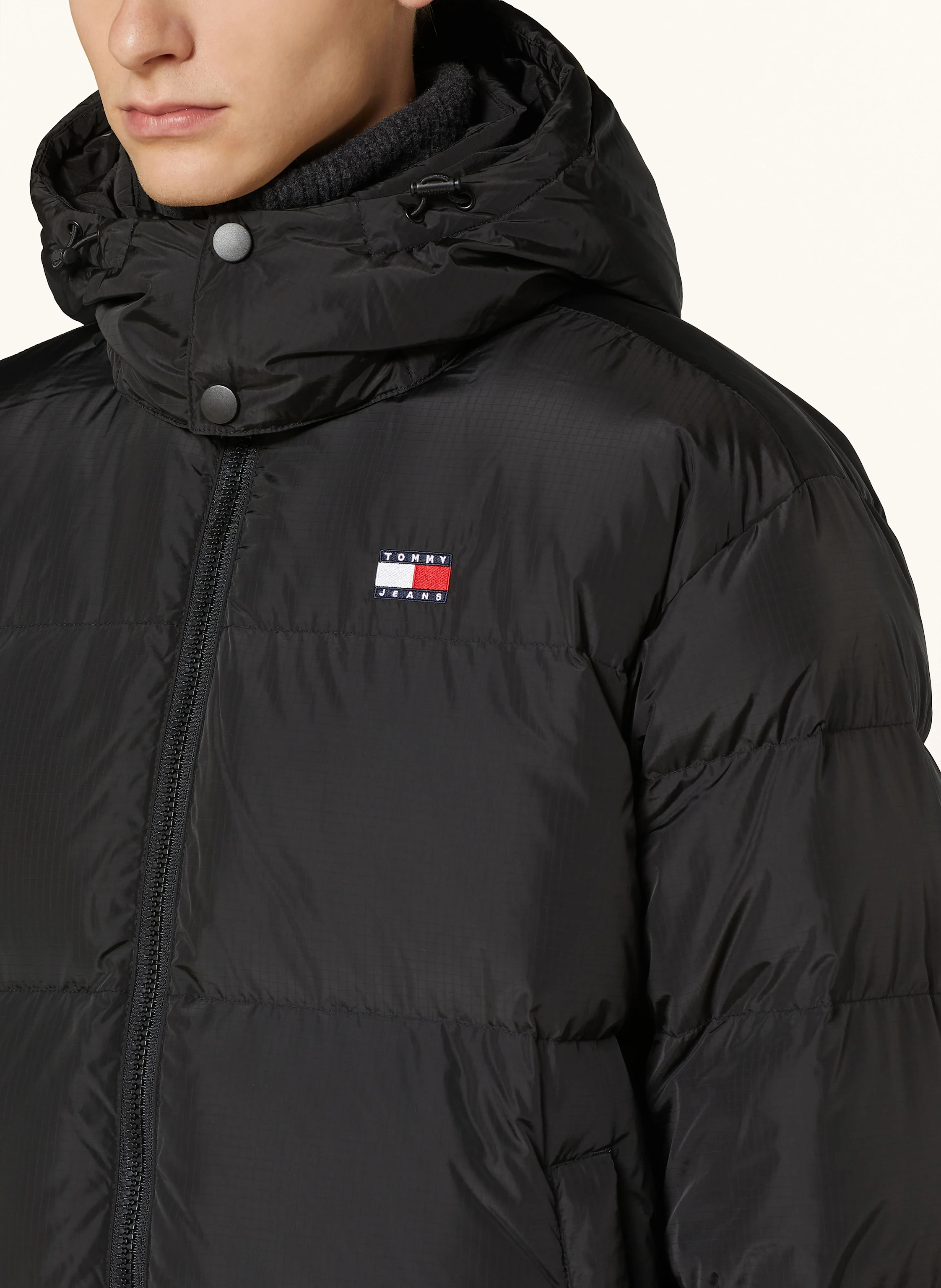 TOMMY JEANS Daunenjacke ALASKA mit abnehmbarer Kapuze