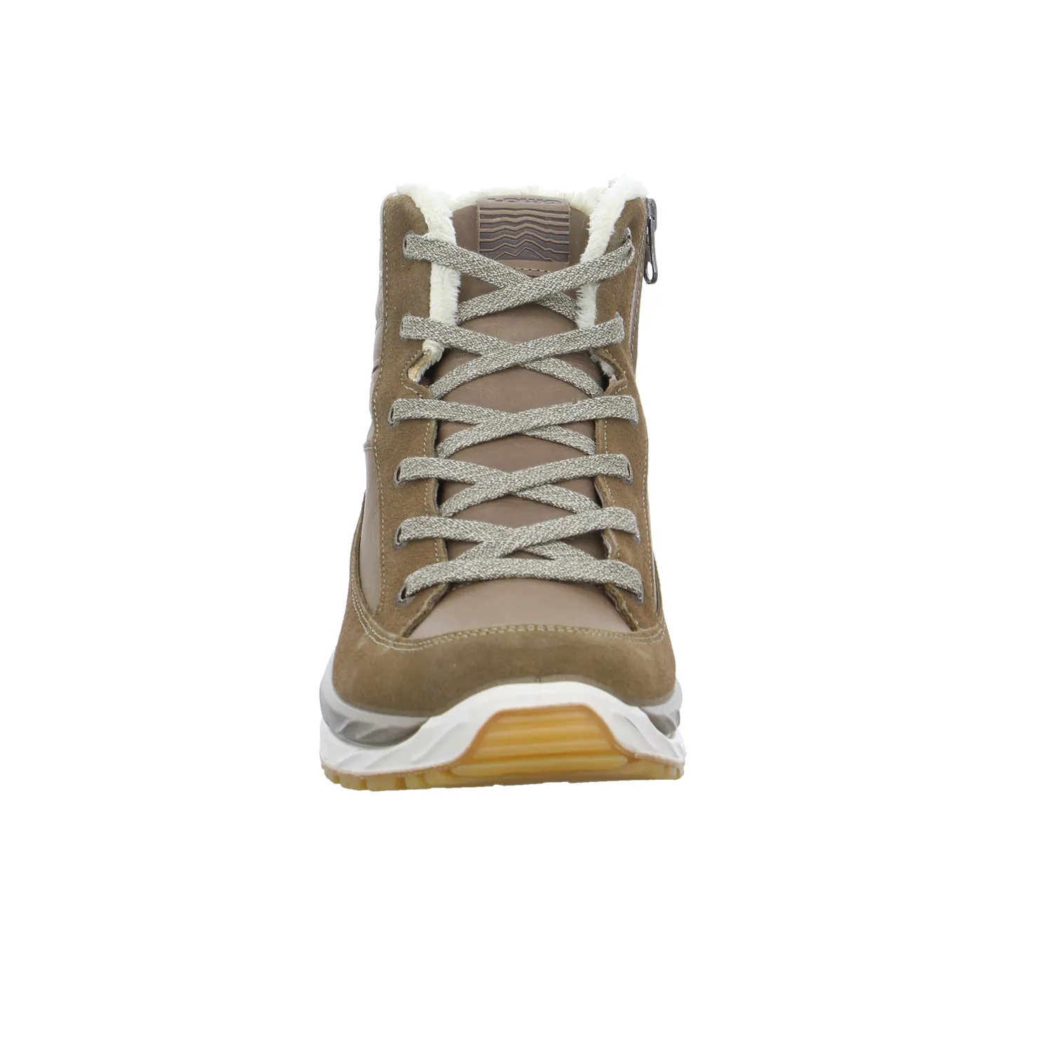 LOWA Snowboots Damen Beige Leder
