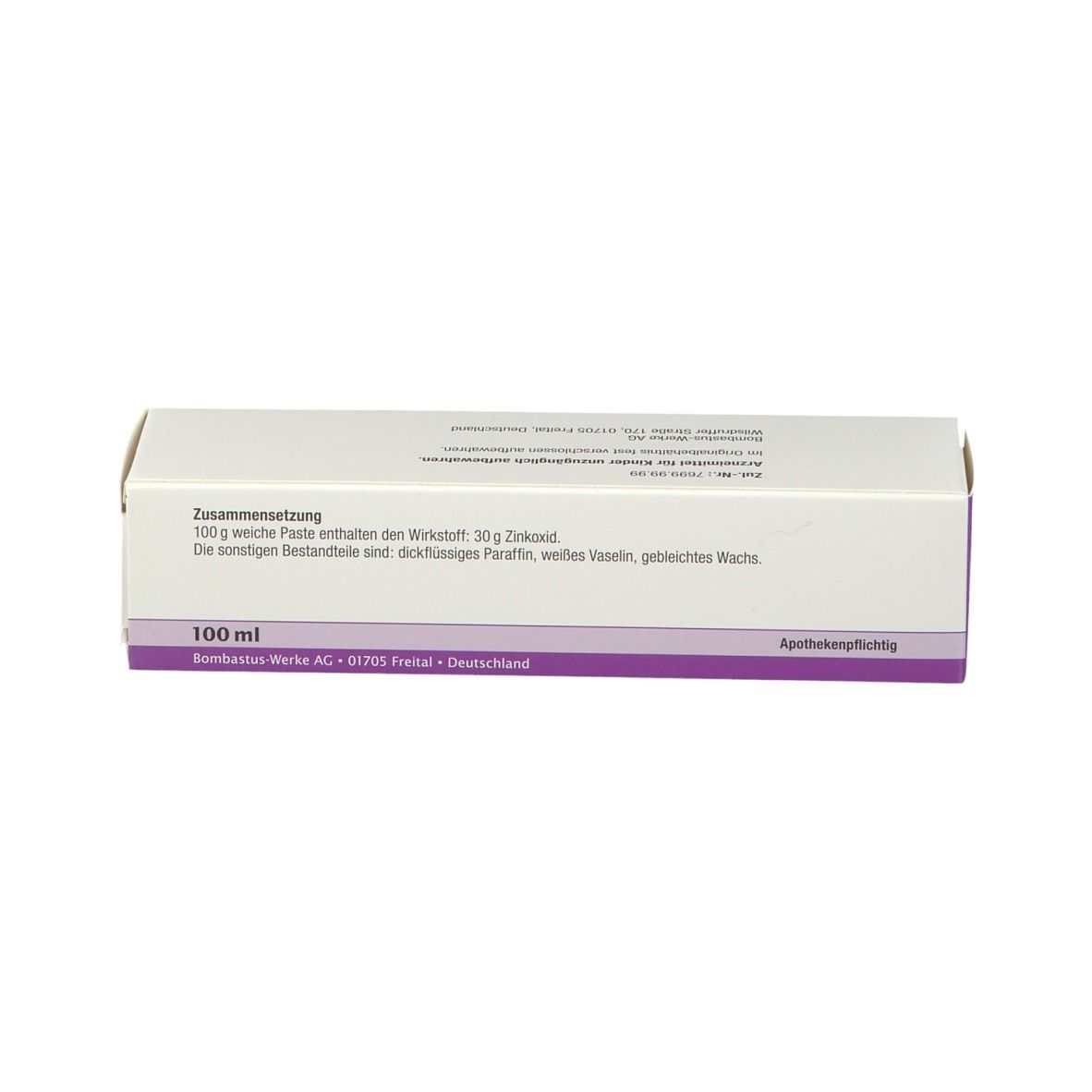 Bombastus Zinkpaste, weich BW