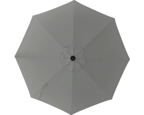 Soluna zweefparasol, model Beaujeu, Ø 300 cm, H 248 cm, rond, donkergrijs