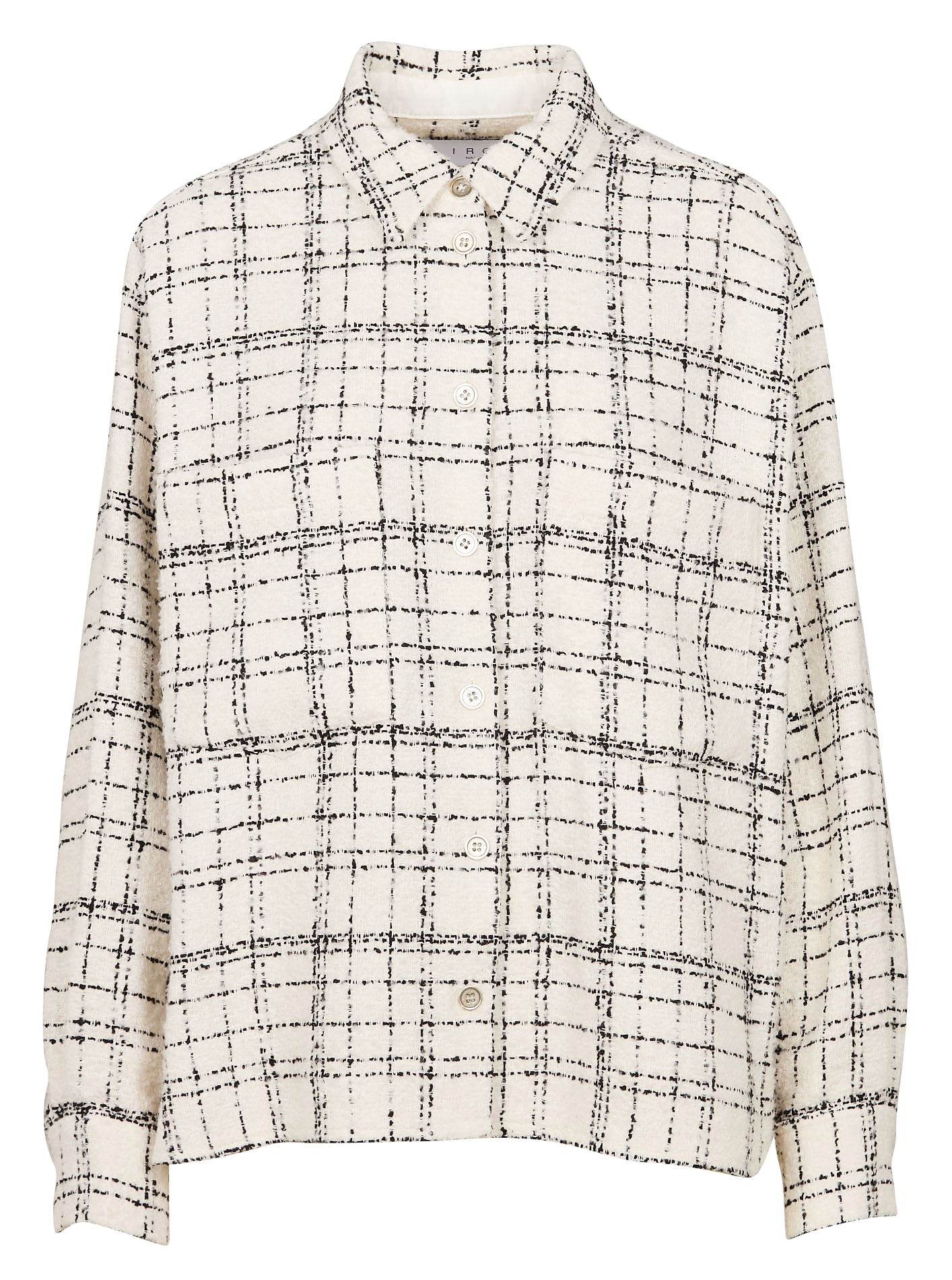 ZUNNY - Chemise col classique en coton mélangé | Noir