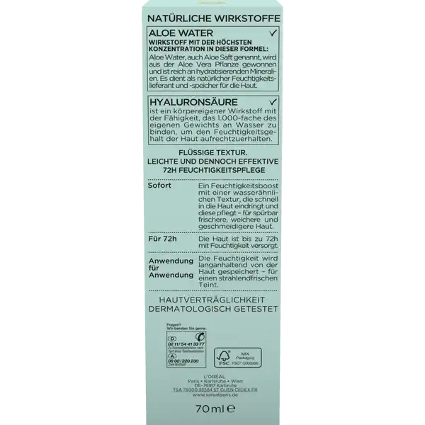 Hydra Genius Aloe Water sensible Haut