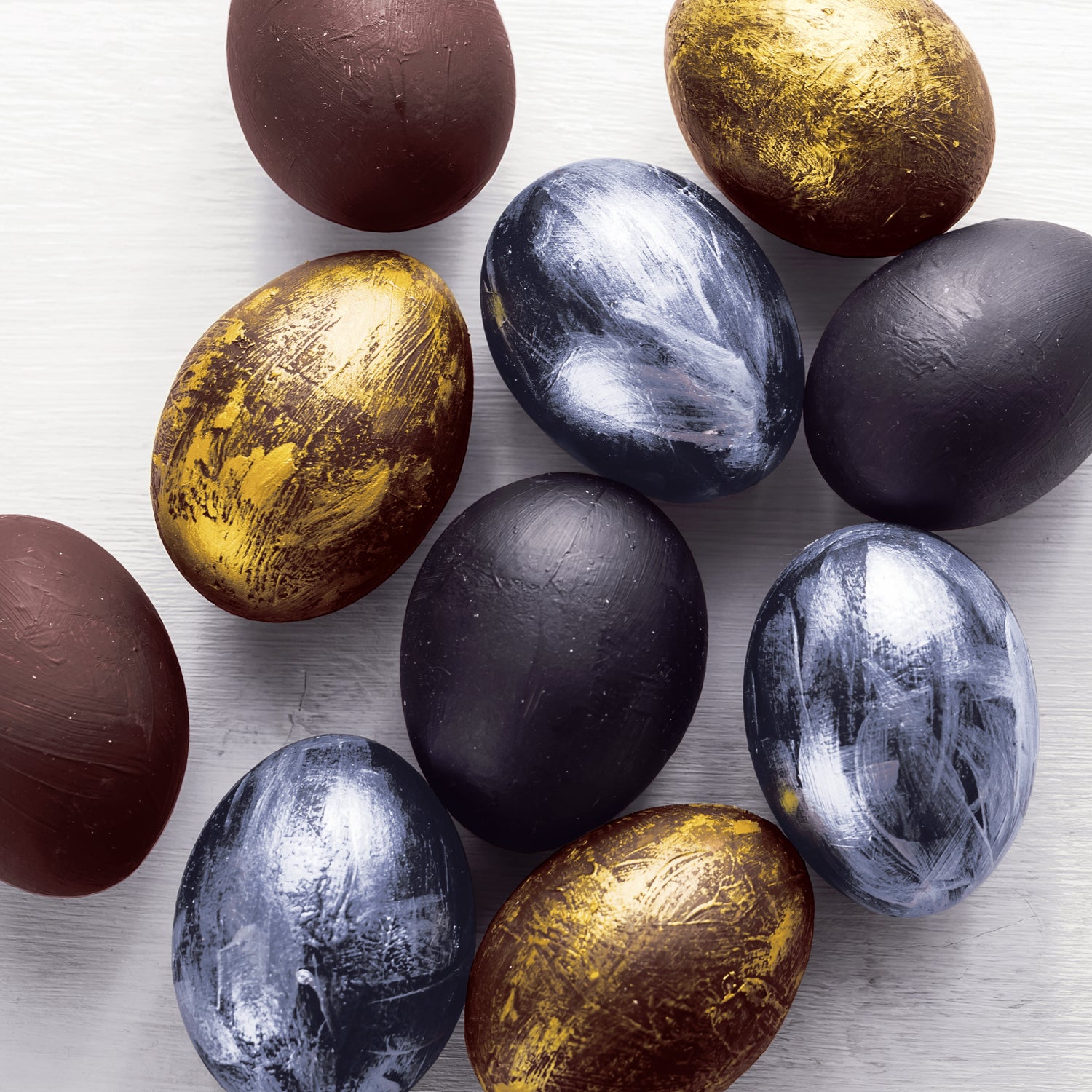 Duni paasservetten Modern Eggs blauw 33 x 33 cm 20 stuks