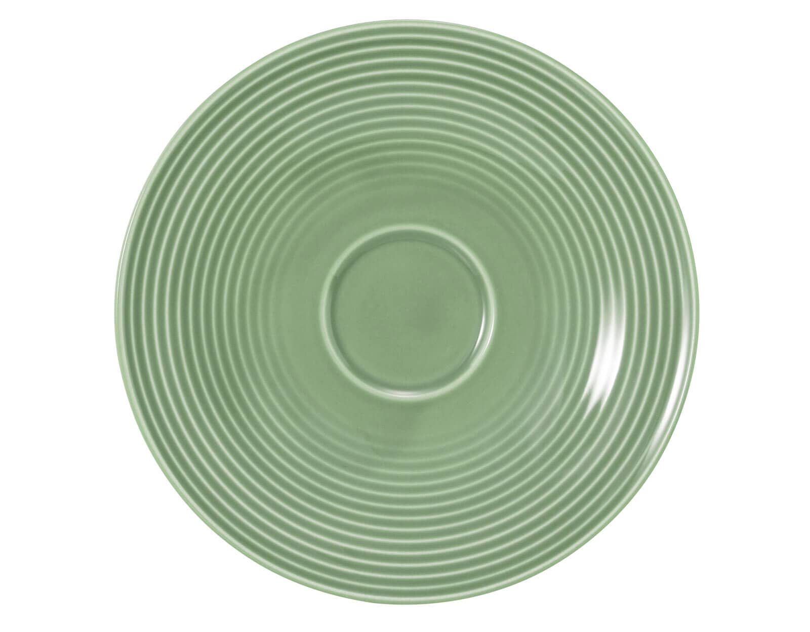 Seltmann Weiden Untertasse BEAT COLOR GLAZE 6er Set salbeigrün