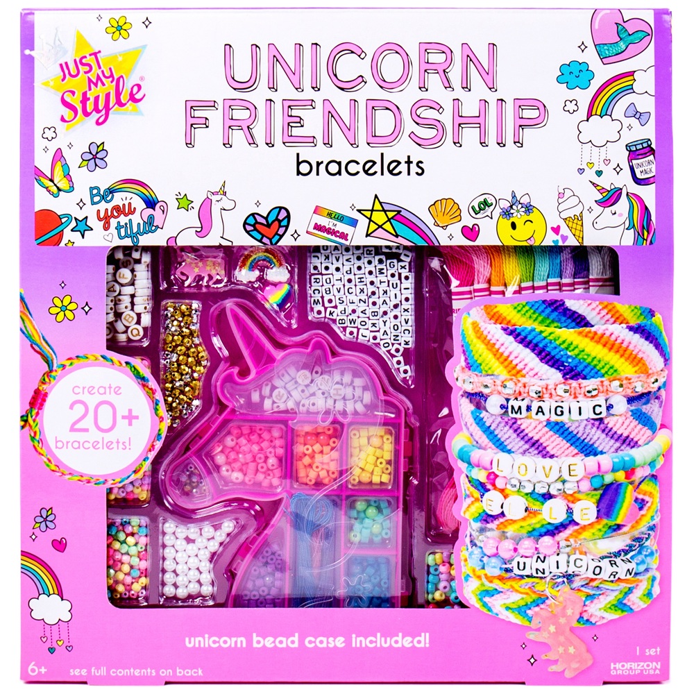 Just My Style Einhorn-Freundschaftsarmband-Set
