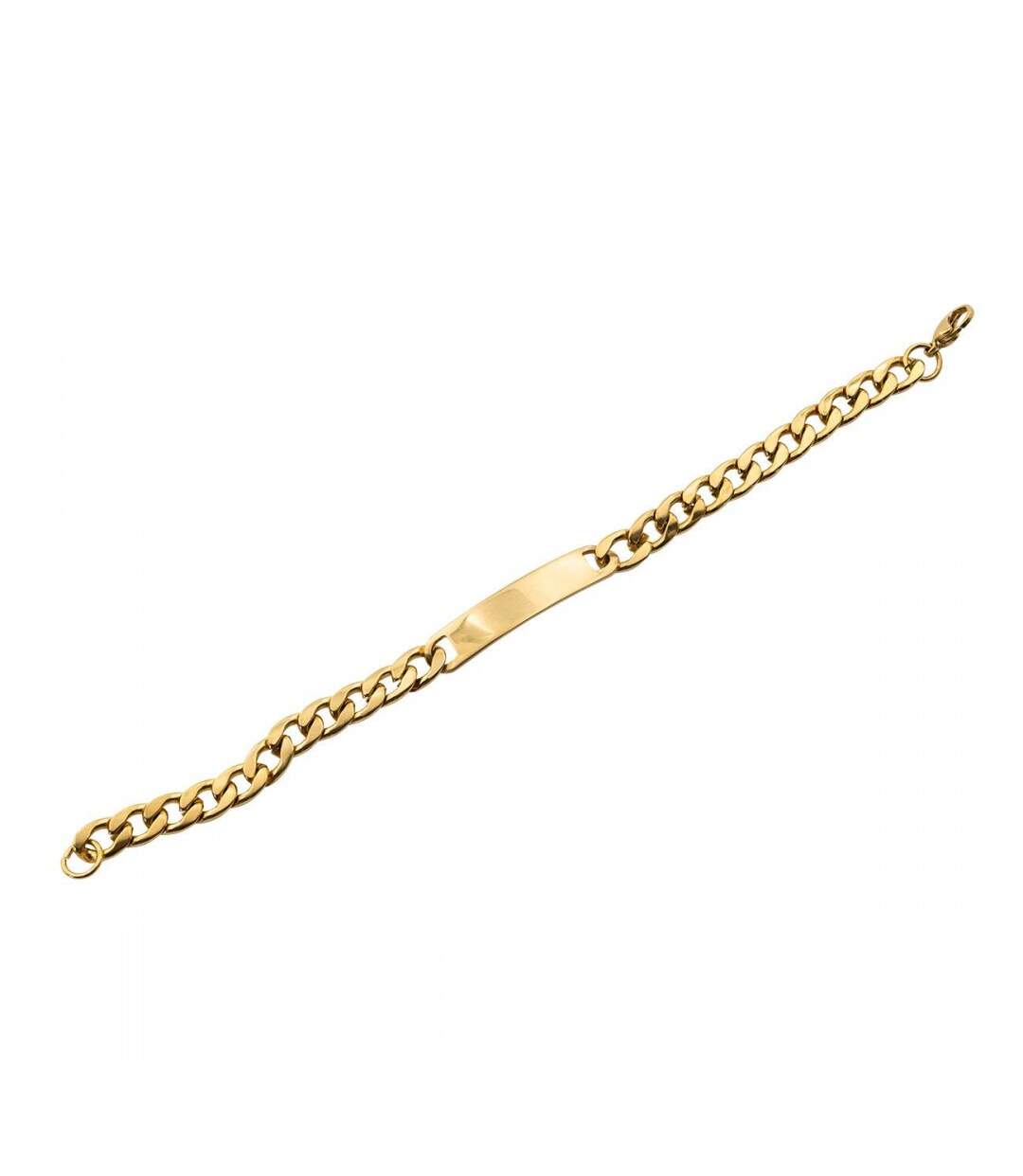 Gourmette Bracelet pour Femme Acier Doré