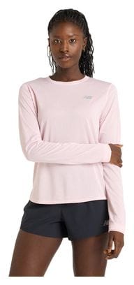 Maillot manches longues New Balance Athletics Rose Femme