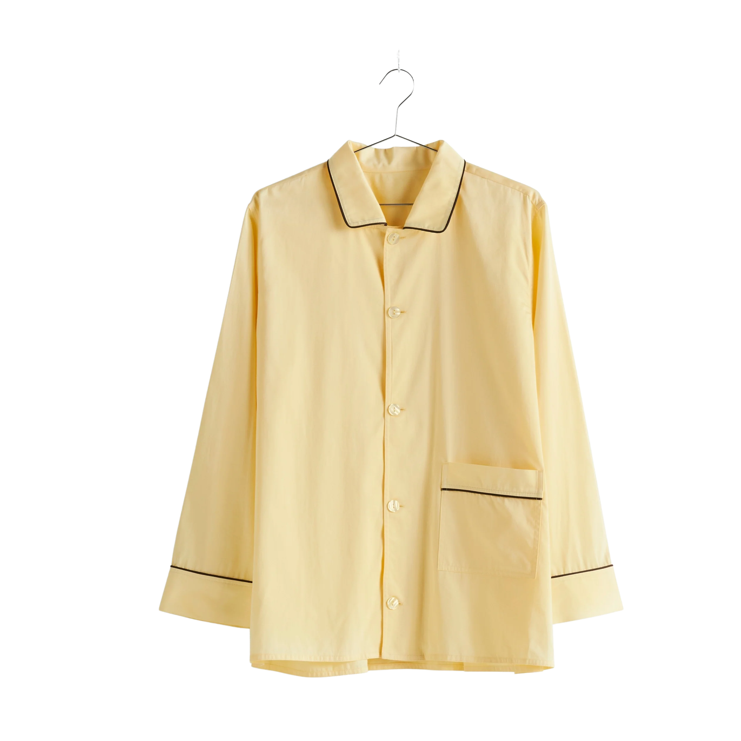 HAY  Outline Pyjama L/S natskjorte - Soft Yellow