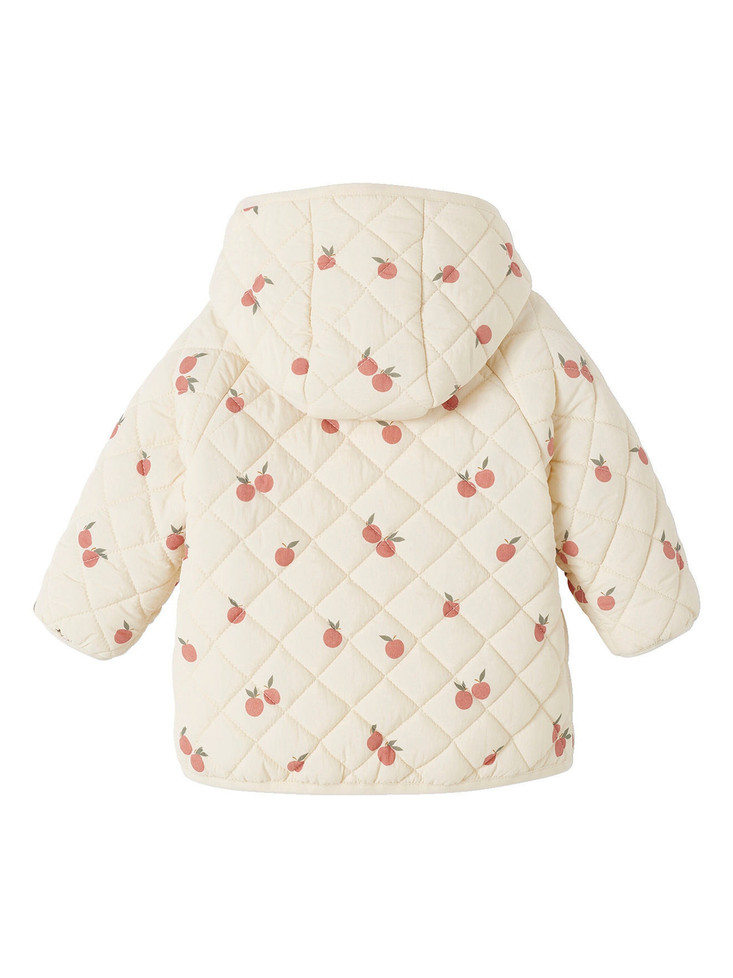 Vertbaudet Baby Steppjacke mit Recycling-Polyester wollweiß